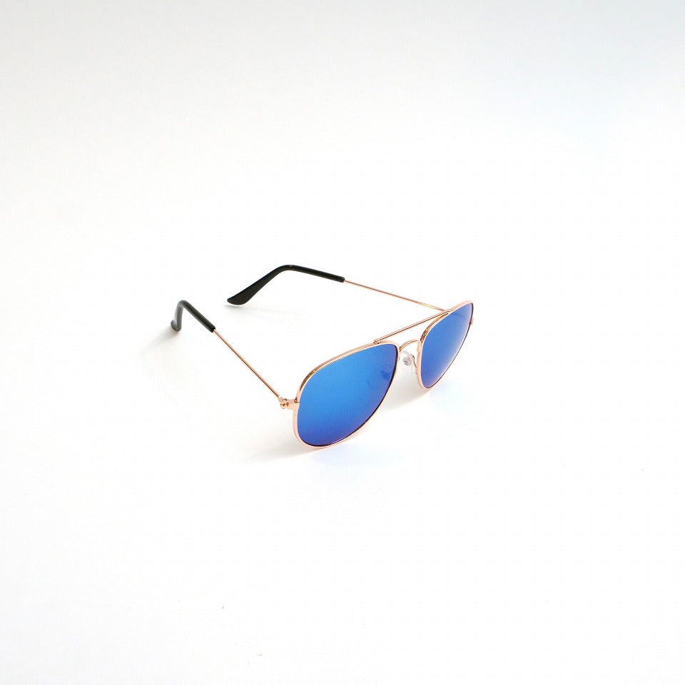 ペット用・子供用サングラス青色の左斜め写真