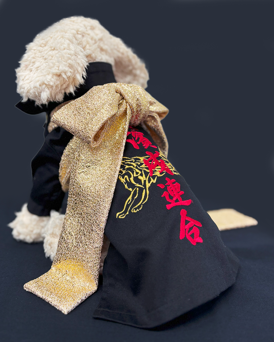 【DBYグッズ】横濱戌連合 箔押し襷(無地) 190cmロングサイズ