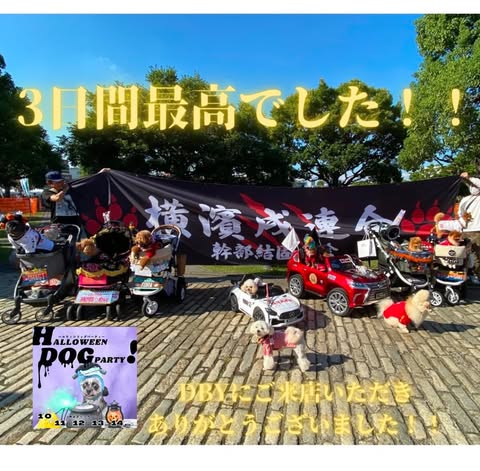 " HALLOWEEN DOG PARTY 2024 in赤レンガパーク"★たくさんのご来場ありがとうございました！！