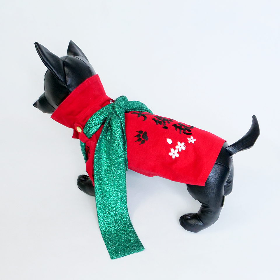 DOGBASE YOKOHAMA襷の巻き方イメージ