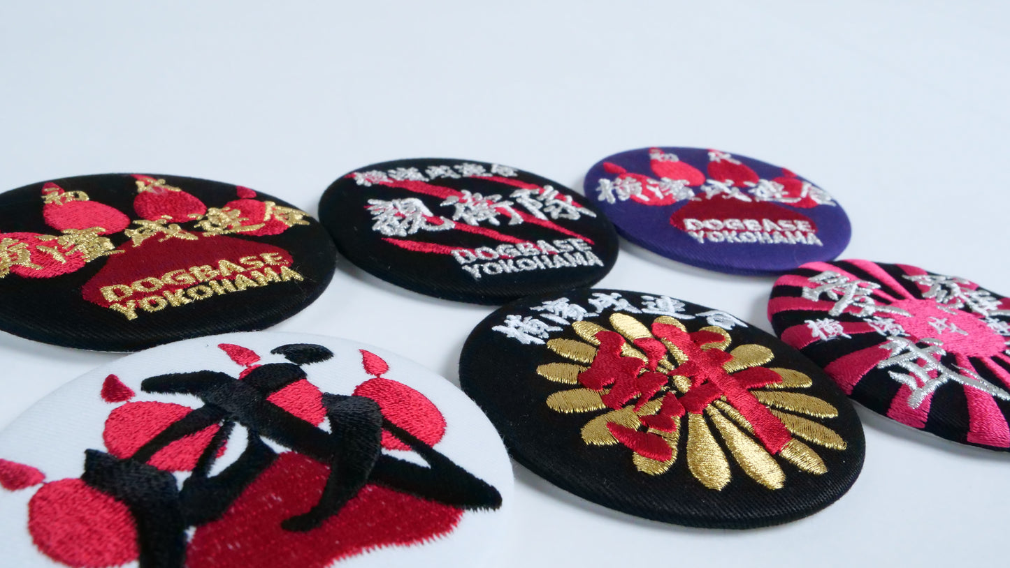 【DBYグッズ】横濱戌連合オリジナル刺繍缶バッジ