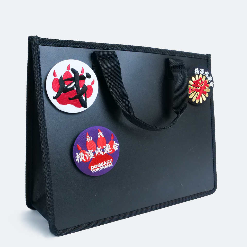 【DBYグッズ】横濱戌連合オリジナル刺繍缶バッジ