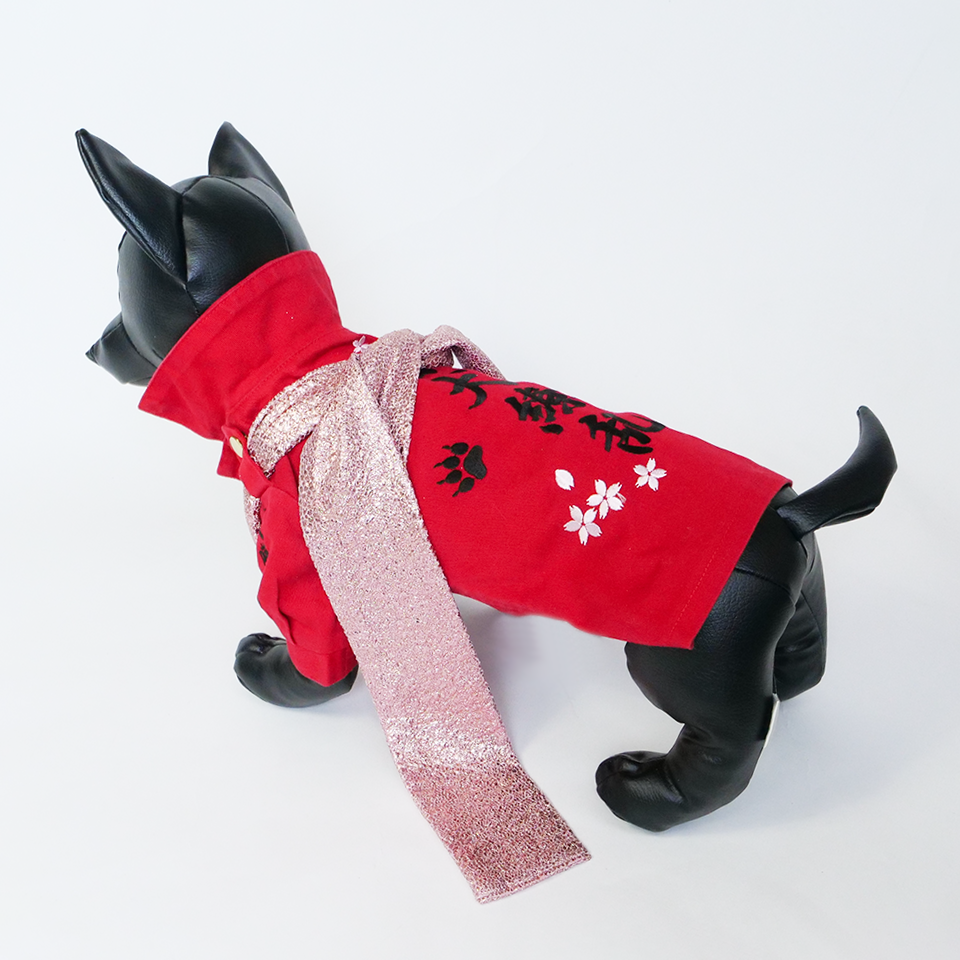 【DBYグッズ】横濱戌連合 箔押しタスキ(ゴールド・シルバー・レッド・ピンク) - DOGBASE YOKOHAMA