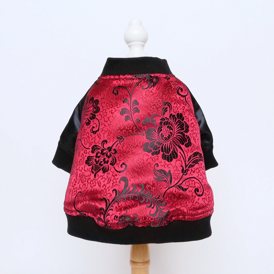 刺繍 スカジャン チャイナ服 FURFUR フラワー刺繍スカジャン 刺繍 スカジャン チャイナ服 FURFUR フラワー刺繍スカジャン