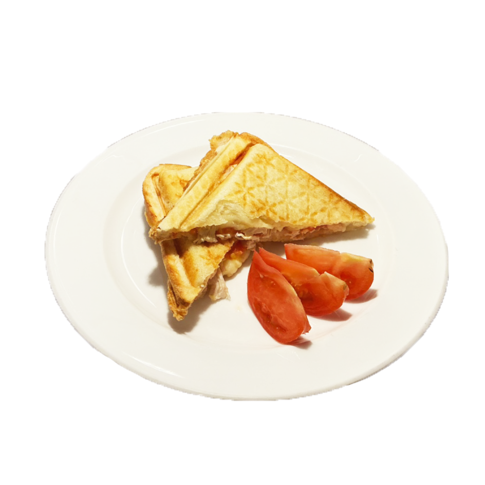 カフェメニューホットサンド
